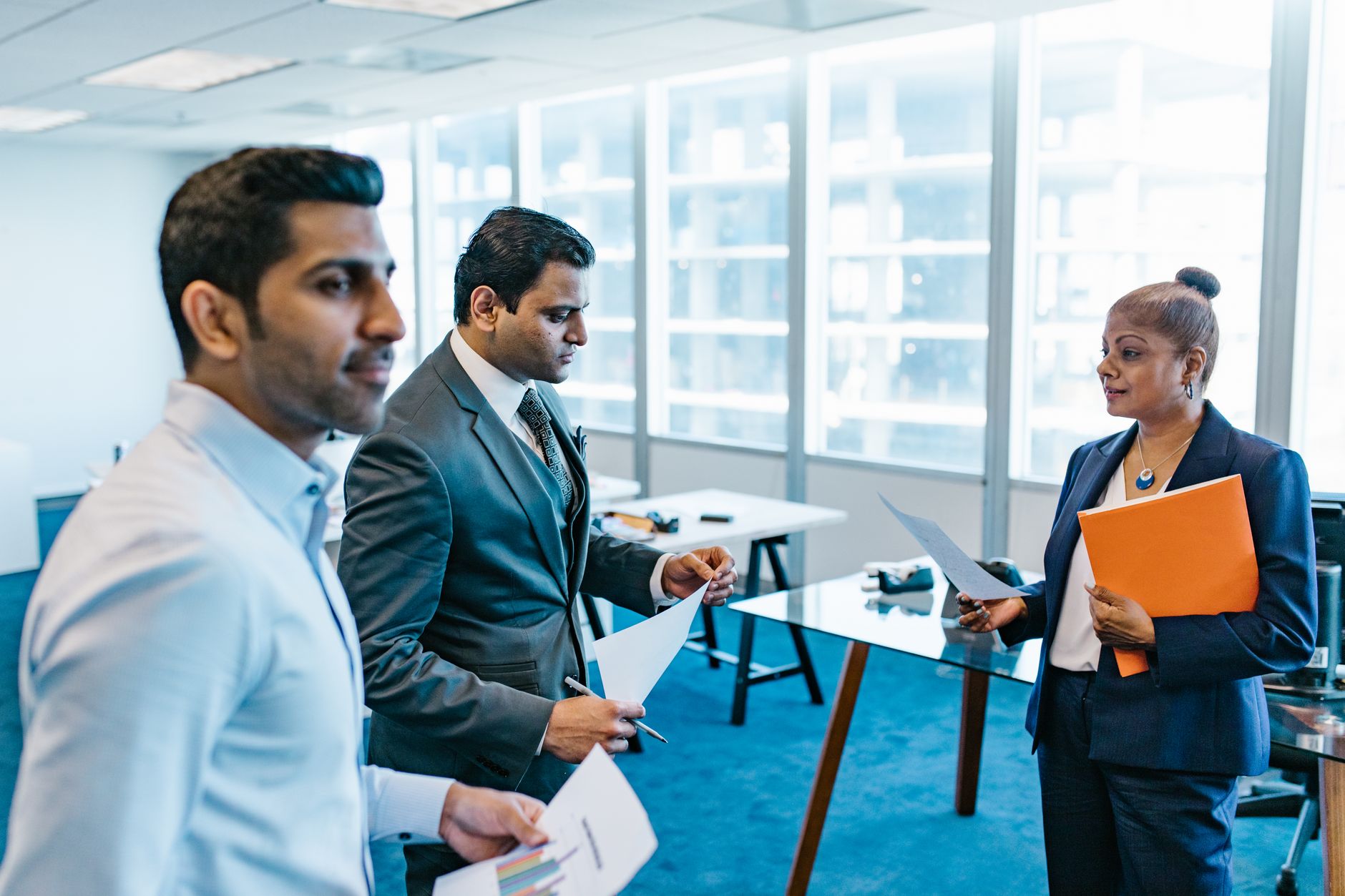 Indian business team discussion for Bulk Vouchers article