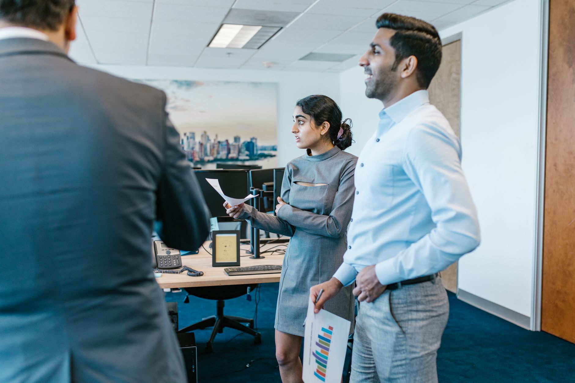 Indian business team discussion for Bulk Vouchers article