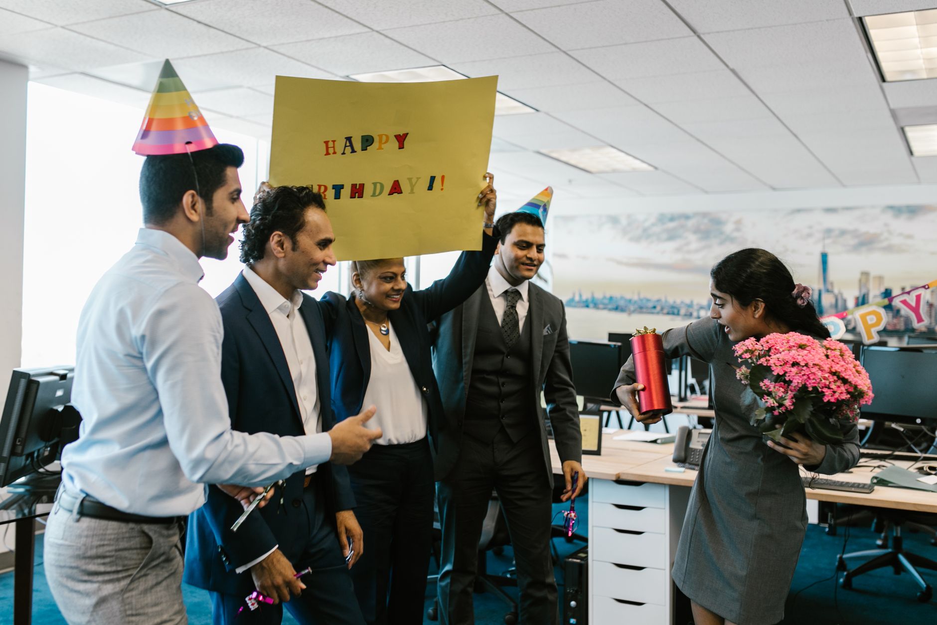 Indian business team discussion for Bulk Vouchers article