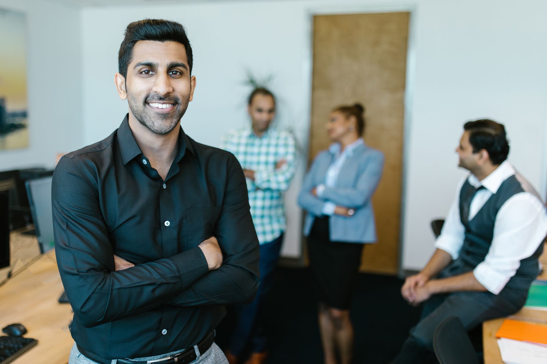 Indian business team discussion for Customer Loyalty article