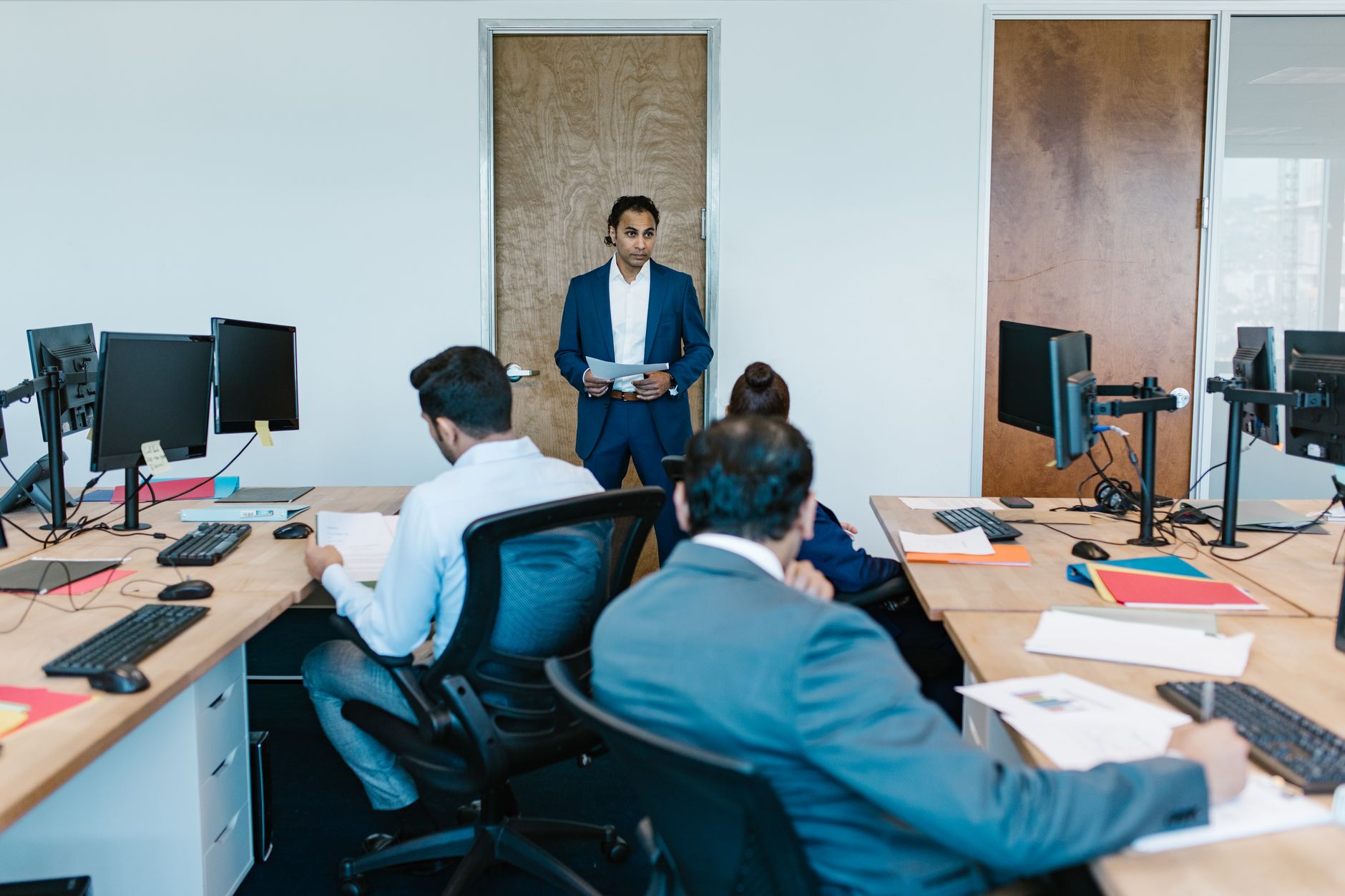Indian business team discussion for Customer Loyalty article