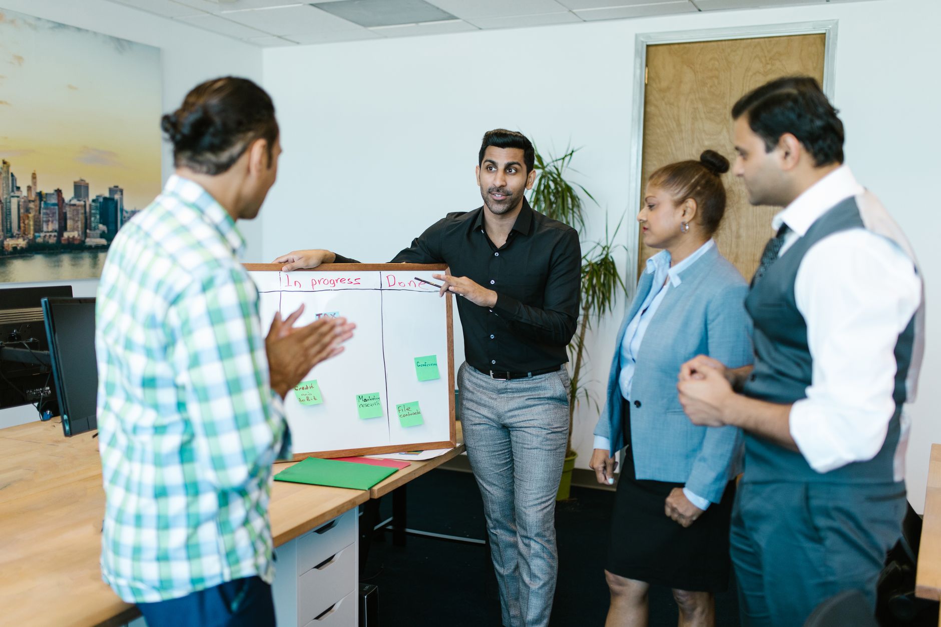 Indian business team discussion for Customer Loyalty article