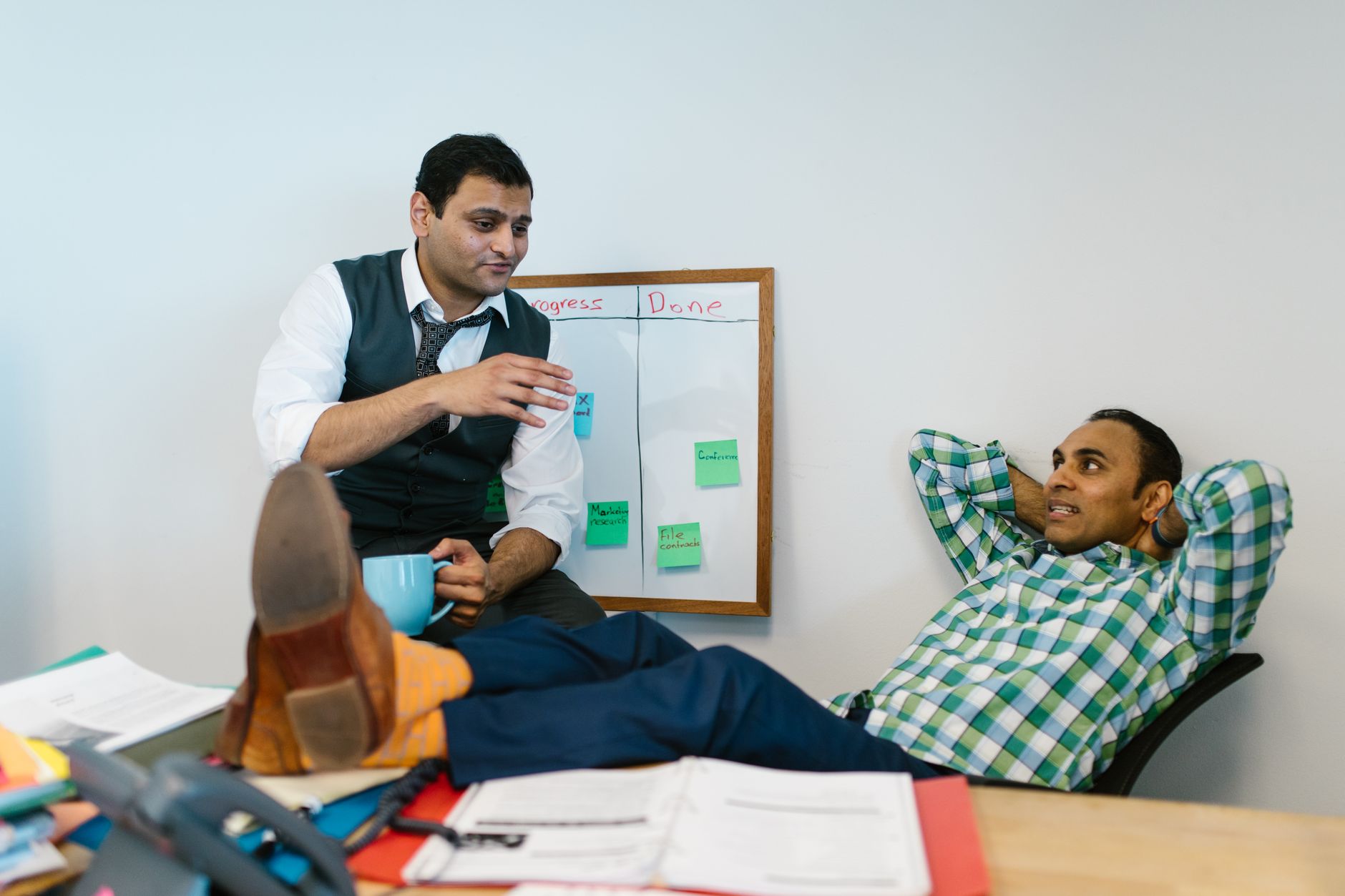 Indian business team discussion for Employee Recognition article